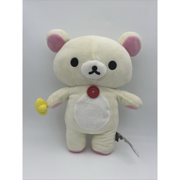 San-X Korilakkuma Rilakkuma Holding Star Plush 13" Stuffed Animal Bear - Picture 1 of 5